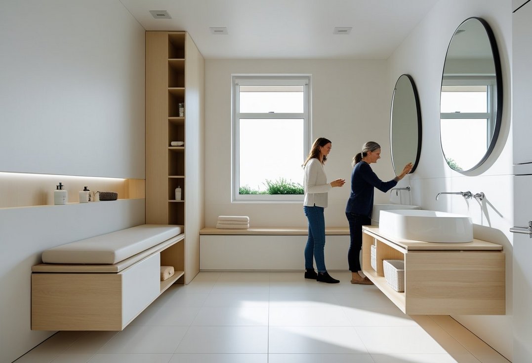 Praktiske løsninger til små rum opbevaringsbænke og badeværelsesmøbel med vask løsninger Praktiske løsninger til små rum opbevaringsbænke og badeværelsesmøbel med vask løsninger
